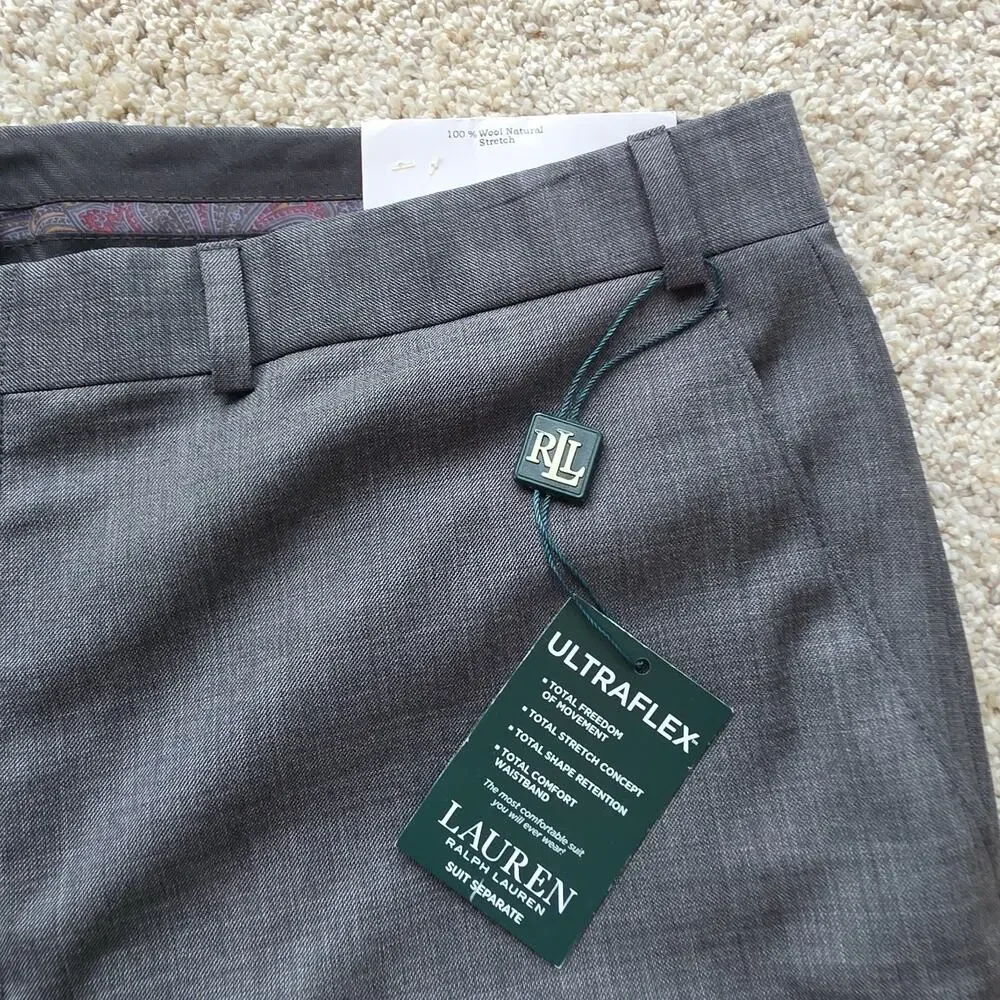 Ralph Lauren Dress Pants Men 38x32 - Classic, Business, Dress Straight NWT